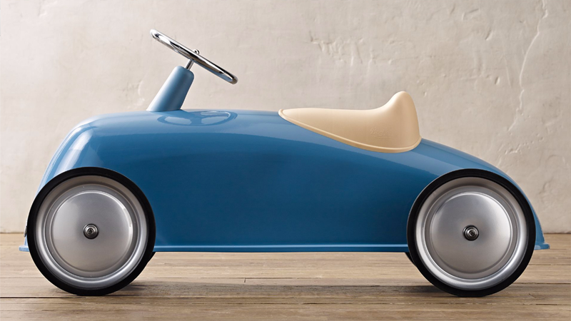 Illustration for article titled The Sleek Lines of this Ride-on Roadster Is the Best Reason to Have Kids